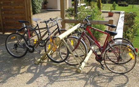 Rack à vélos FORESTIER stationnement cycle dans vos espaces verts