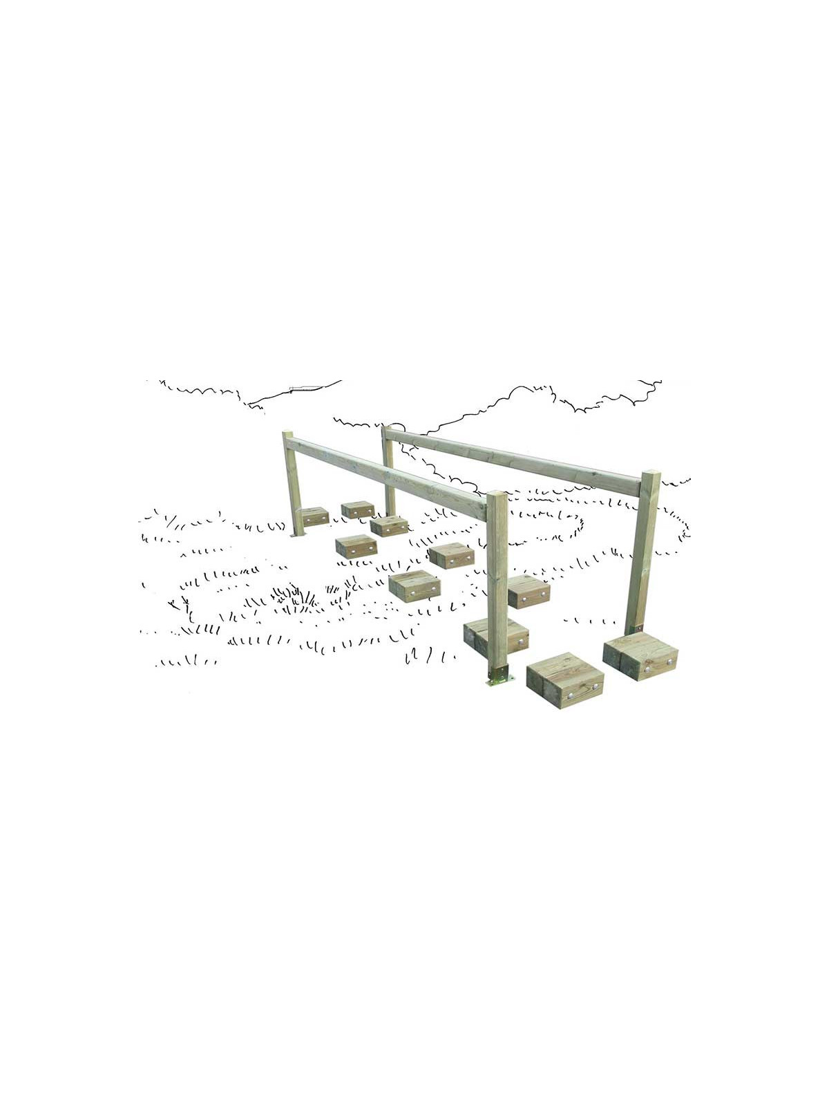 PARCOURS DE SANTÉ PMR MODULE PAS DE GÉANT