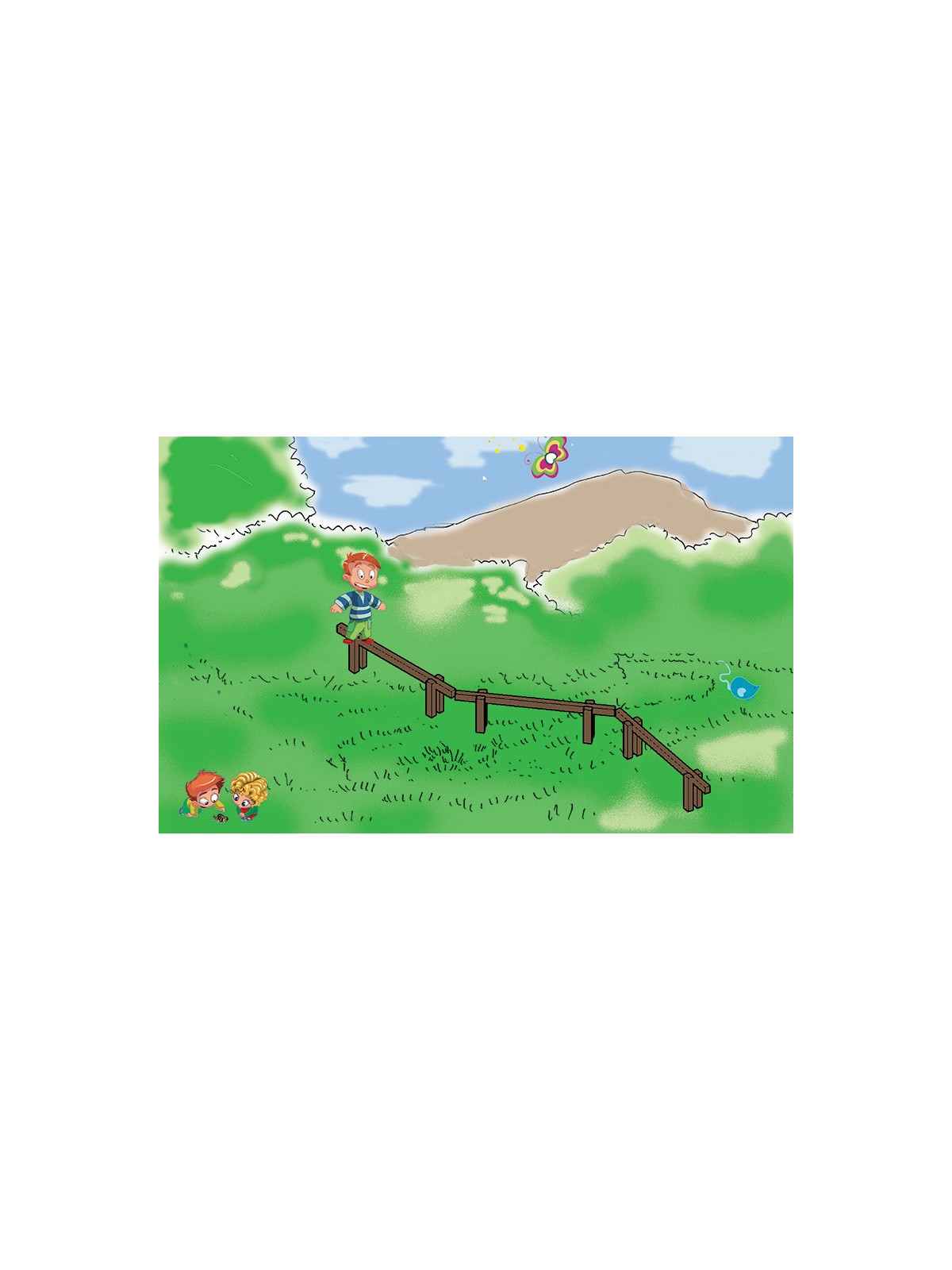 POUTRE EQUILIBRE POUR ENFANTS