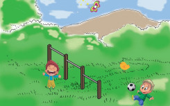 BARRES FIXES POUR ENFANTS