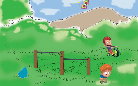 SAUT DE HAIES POUR ENFANTS