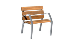 FAUTEUIL URBAIN ARDOUR POUR ESPACE PUBLIC
FAUTEUIL EXTERIEUR 1 PLACE EN ACIER ET EN BOIS