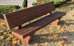 BANC BÉTON ASPECT BOIS