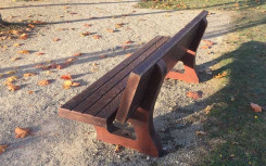 BANC BÉTON ASPECT BOIS