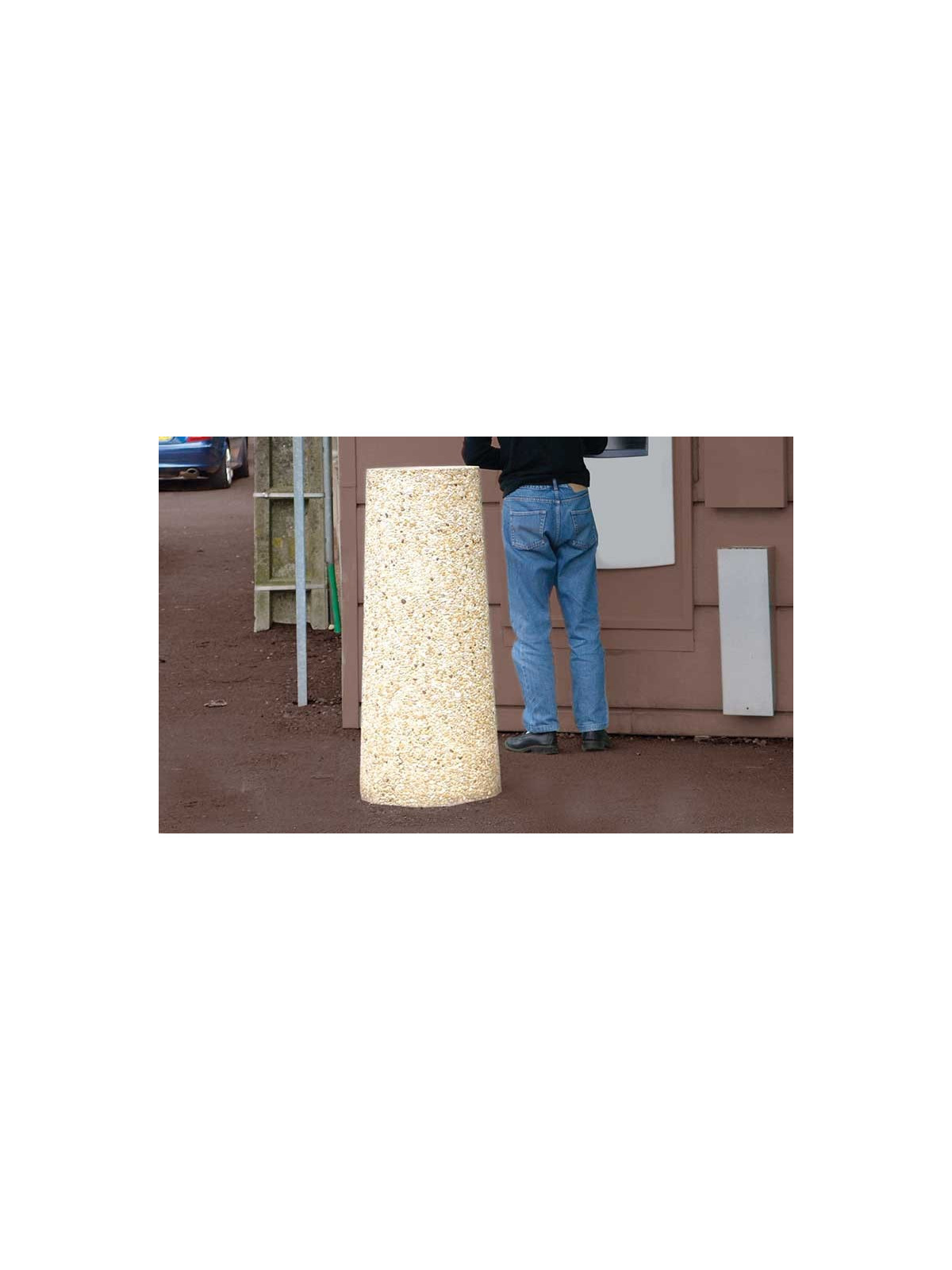 BORNE ANTI-EFFRACTION en béton