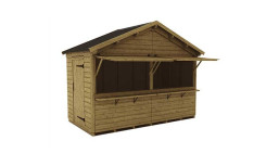 CHALET EXTERIEUR EN BOIS ÉVÈNEMENTIEL
BOX EN BOIS POUR MARCHE PUBLIC OU CHALET DE NOEL