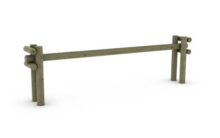 BARRIÈRE COULISSANTE RONDINS DE BOIS
BARRIÈRE DE SÉCURITÉ EN BOIS ESPACE EXTÉRIEUR