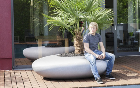 BAC A PLANTES GALET Lg 1920 mm