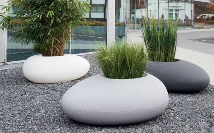 BAC A PLANTES GALET Lg 1440 mm