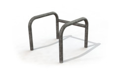 ÉTRIER 4 PIEDS Ø 60 galva à sceller