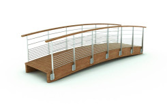 PASSERELLE DROITE GDC INOX 6000 X 1500