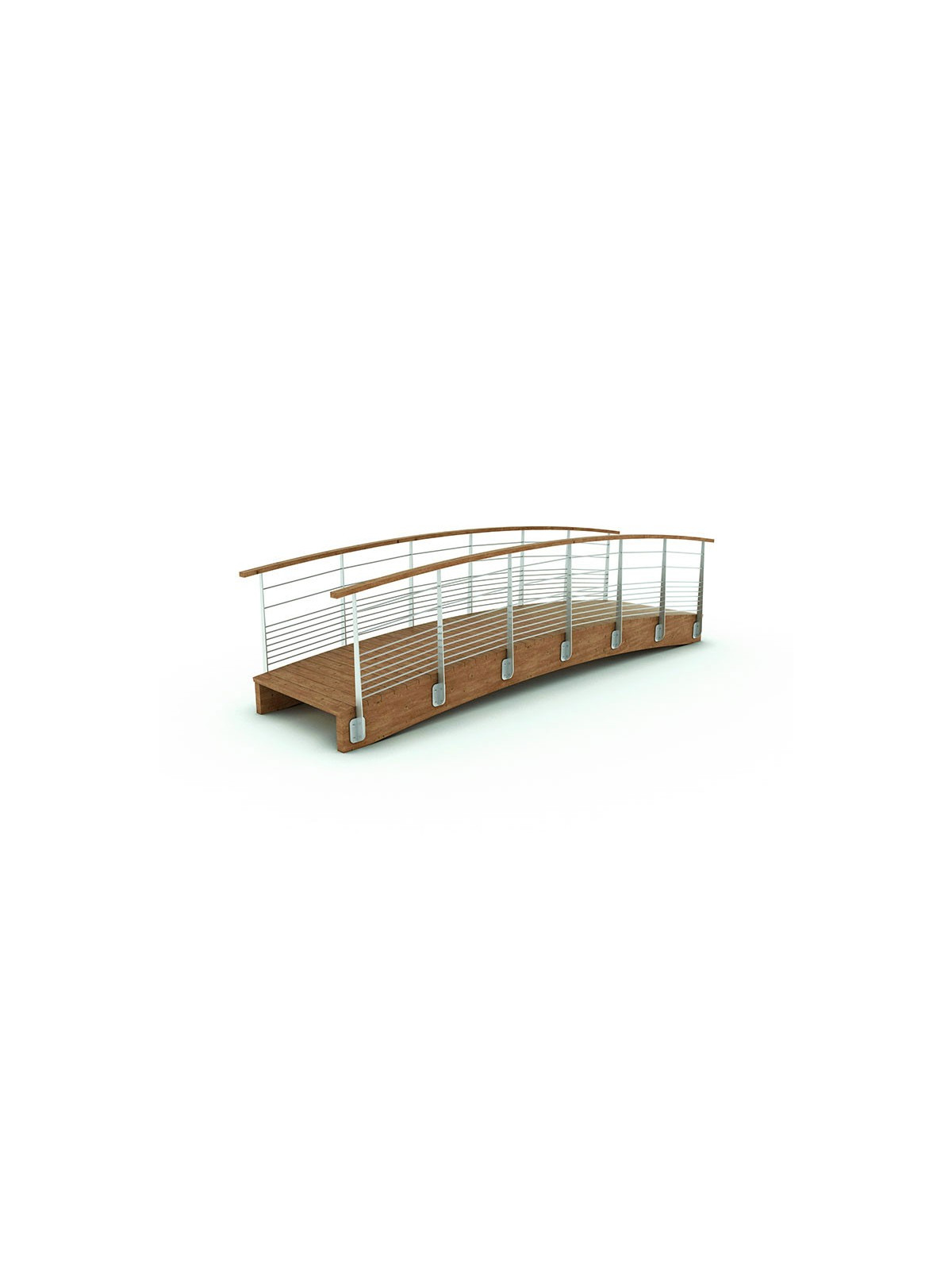 PASSERELLE DROITE GDC INOX 6000 X 1500
