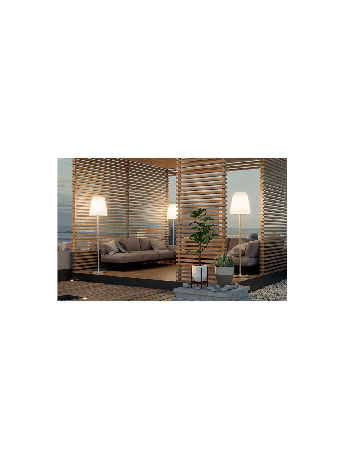 LAMPE LOUNA - SOLAIRE/BATTERIE