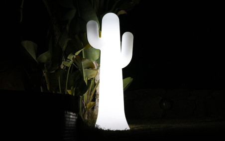 LAMPE CACTUS BLANC - CÂBLE