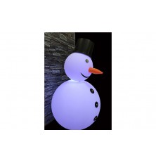 Bouli bonhomme de neige en polyéthylène décoration noël lumineux