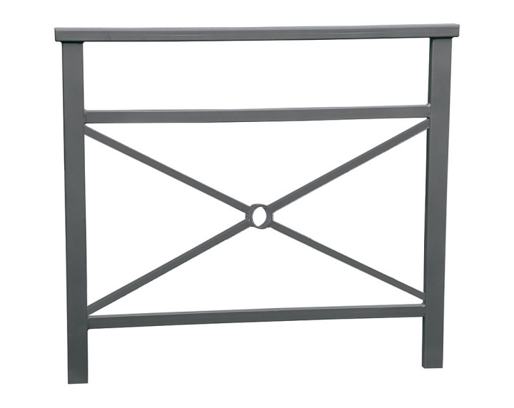 BARRIERE JUSSAC SIMPLE CROIX 1000 MM GRIS PROCITY