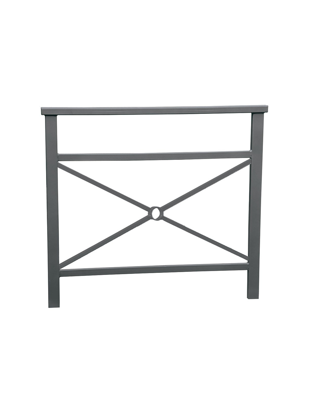 BARRIERE JUSSAC SIMPLE CROIX 1000 MM GRIS PROCITY