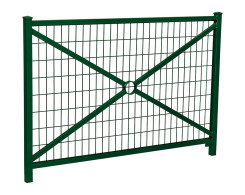 BARRIERE OSANI AVEC GRILLAGE VERT