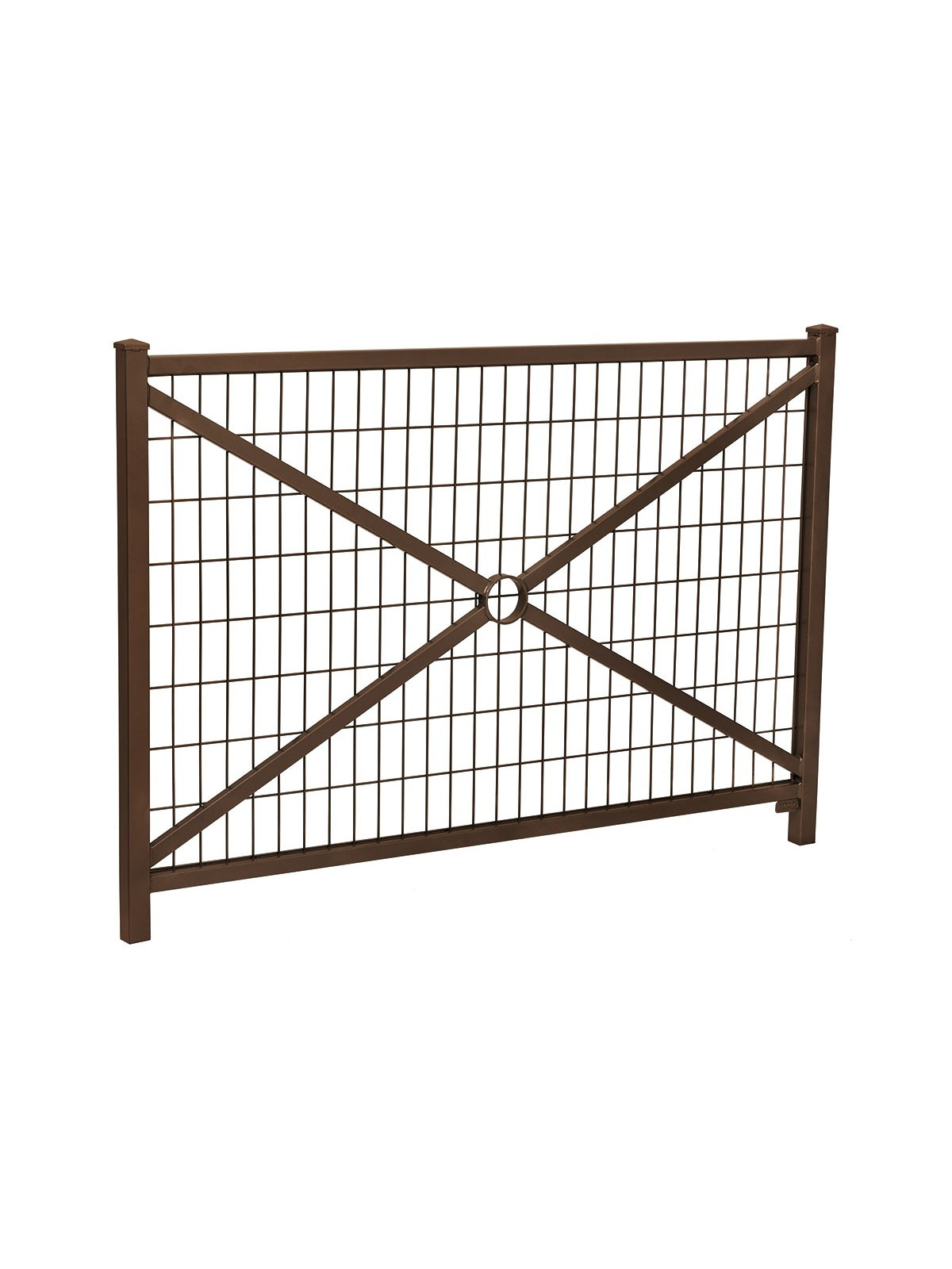 BARRIERE OSANI AVEC GRILLAGE MARRON