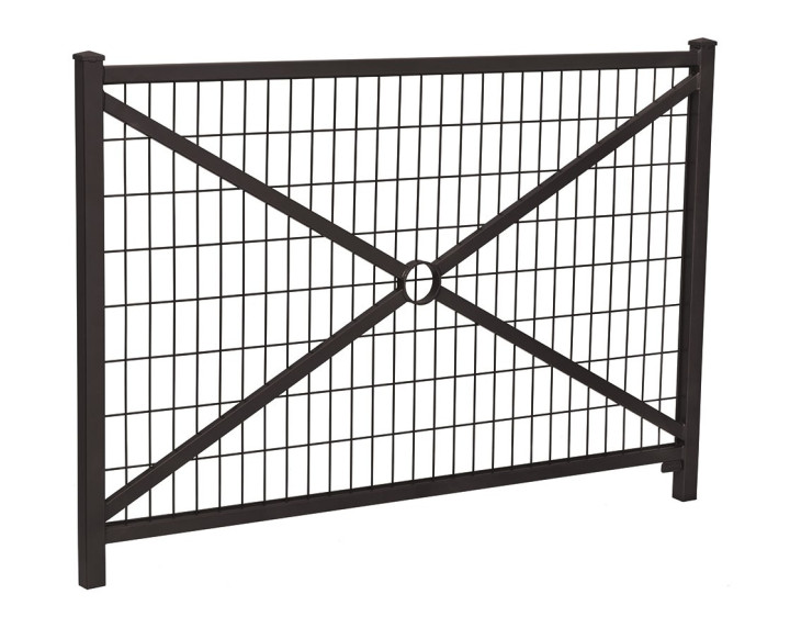 BARRIERE OSANI AVEC GRILLAGE NOIR