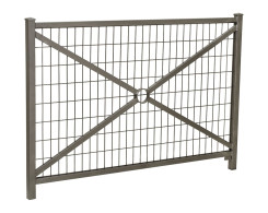 BARRIERE OSANI AVEC GRILLAGE GRIS PROCITY