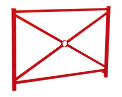 BARRIERE OSANI SIMPLE ROUGE