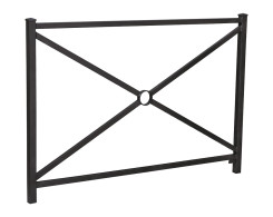 BARRIERE OSANI SIMPLE NOIR