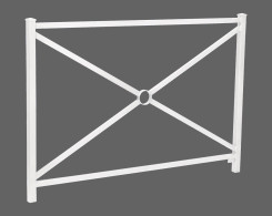 BARRIERE OSANI SIMPLE BLANC