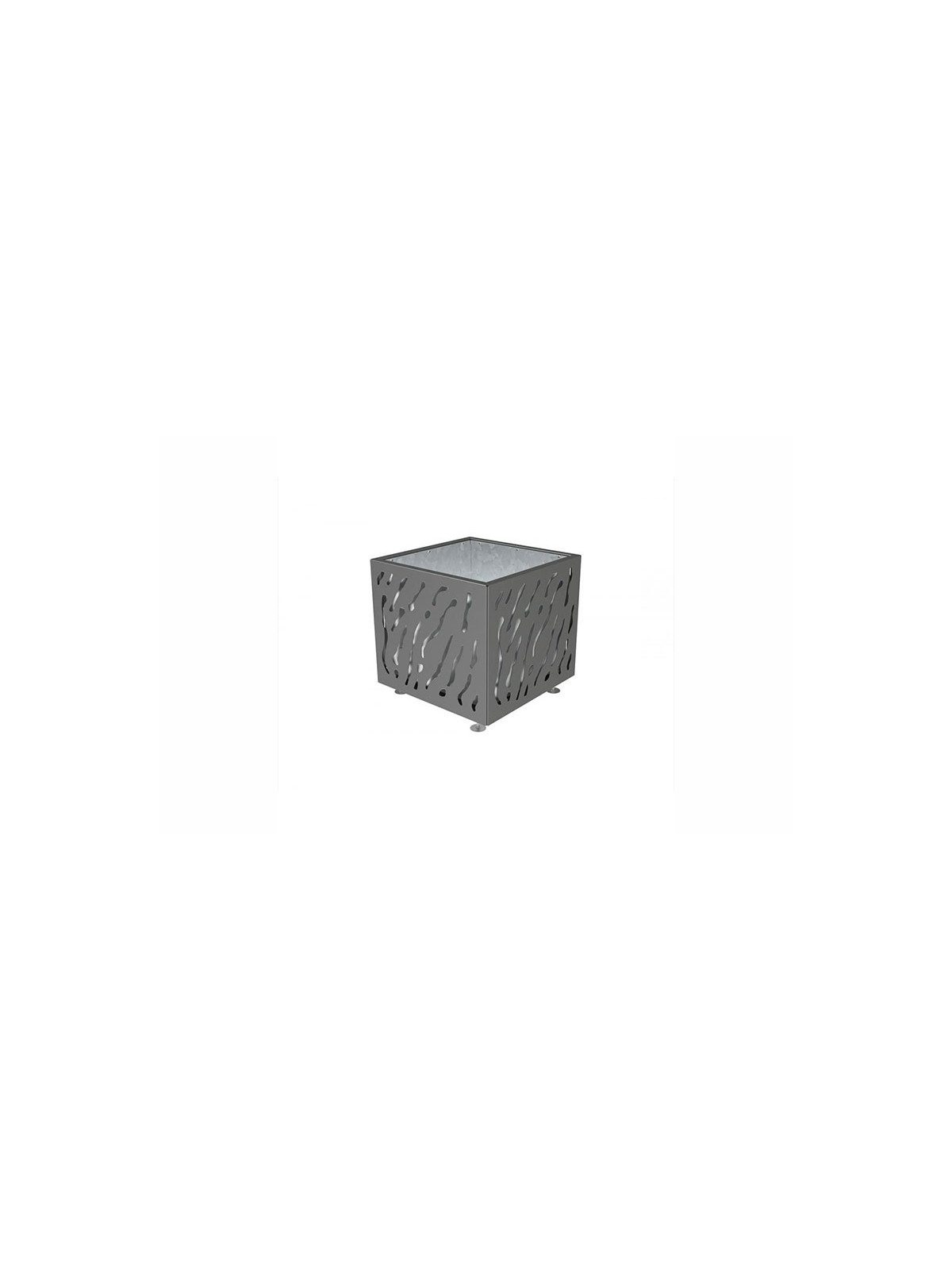 JARDINIERE JUSSAC 790 X 790 X 760 mm RAL GRIS PROCITY