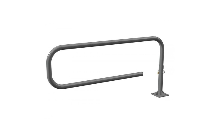 BARRIERE TOURNANTE TROMBONE PEINTE RAL GRIS PROCITY